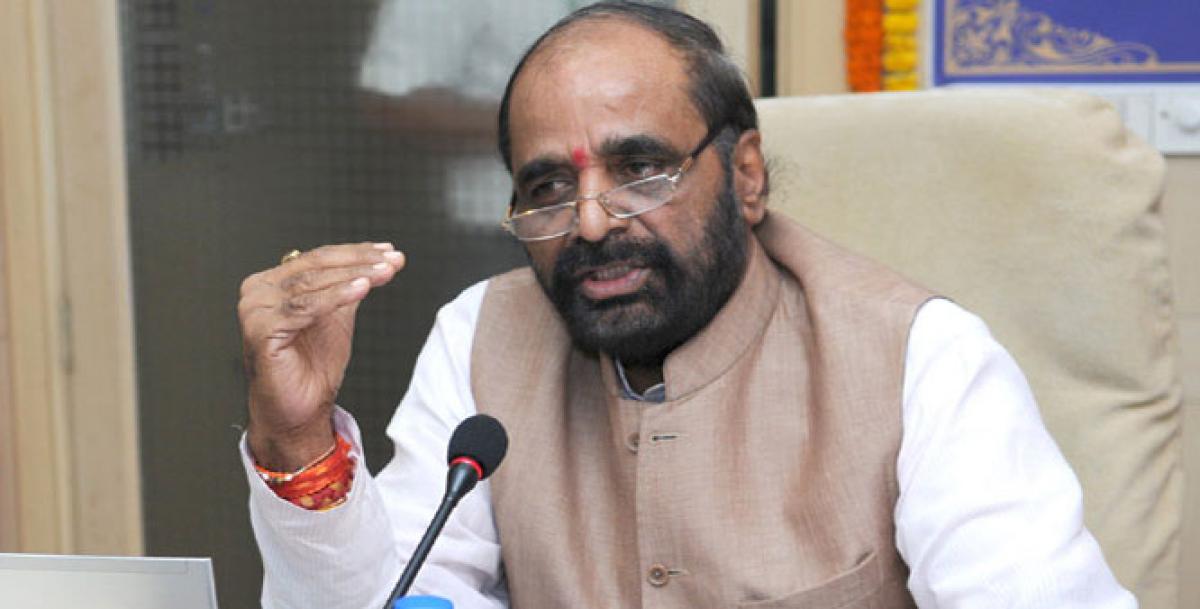 BJP will oppose Telangana Govts proposed bill for Muslim Quota: Hansraj Ahir